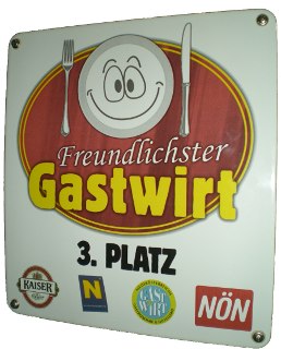 freundlichster Gastwirt